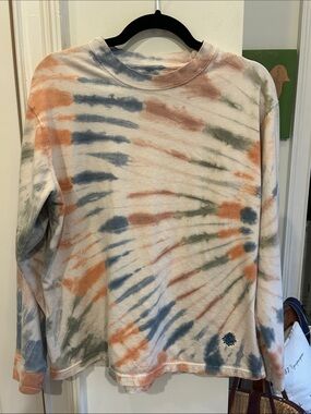 Tie-Dye Long Sleeve Shirt - Multi Color